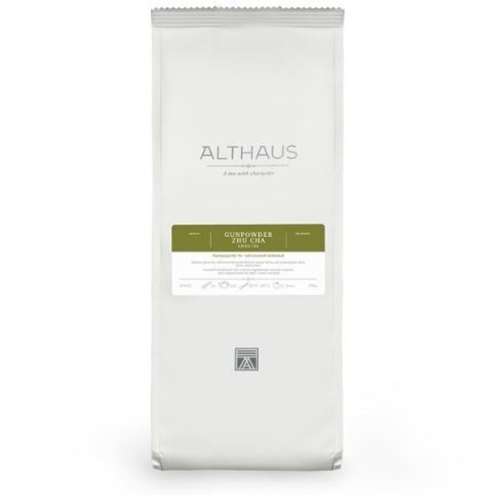Althaus Gunpowder Zhu Cha зеленый листовой чай, 250 г