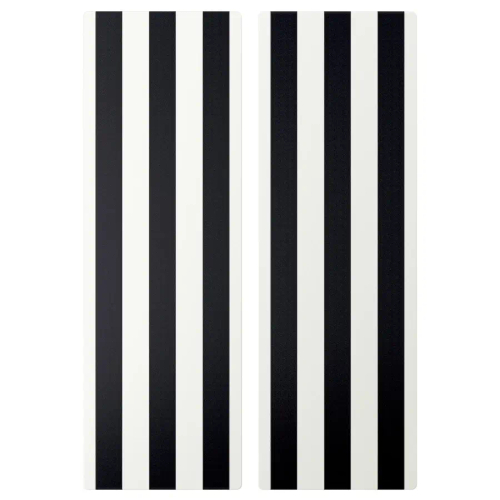 Дверь- SMÅSTAD ИКЕА/СМОСТАД ИКЕА, черно-белый,30х90 см