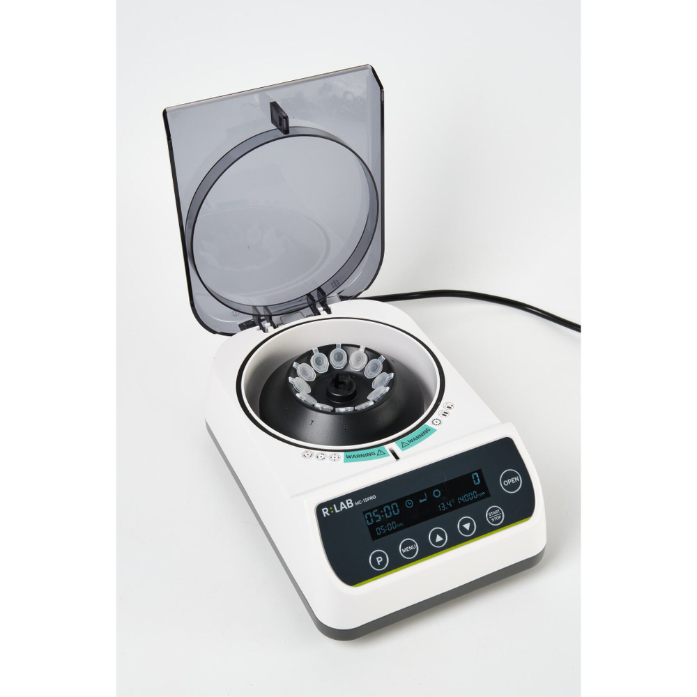 Центрифуга RLAB MC-15Pro, высокоскоростная, 1000-14500 об/мин