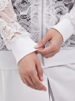 Бомбер кружевной летний