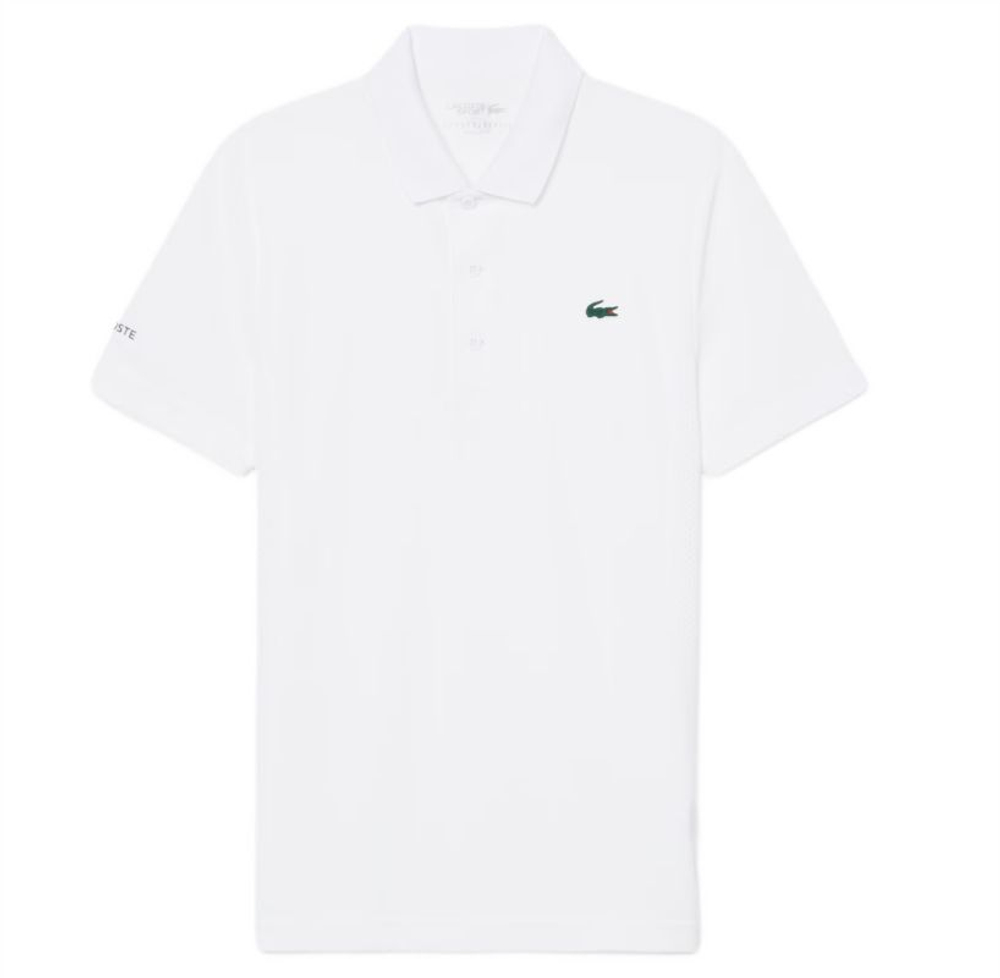 Мужское теннисное поло Lacoste Tennis x Novak Djokovic - white