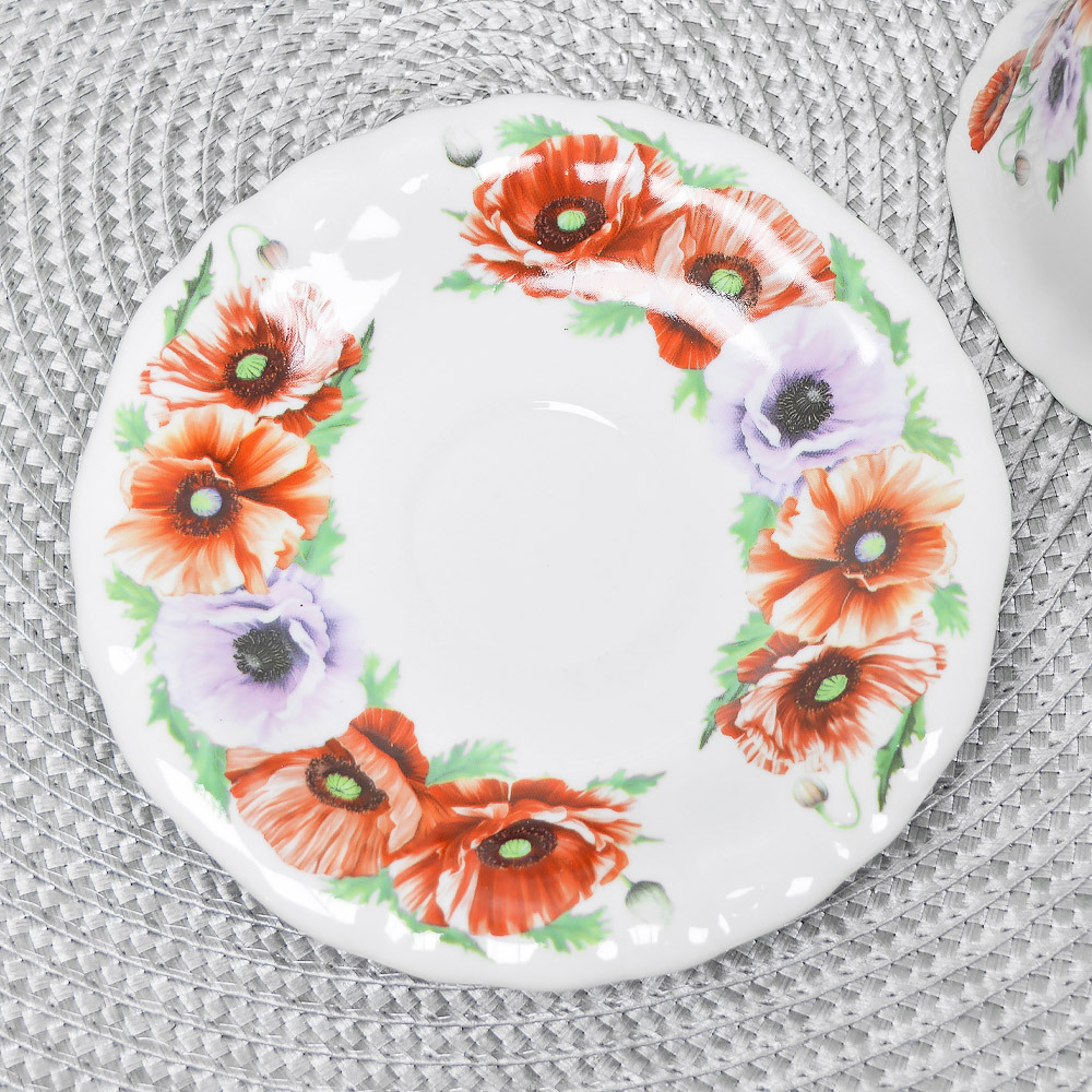 Чайный набор 4 предмета 170мл на подставке, P115147