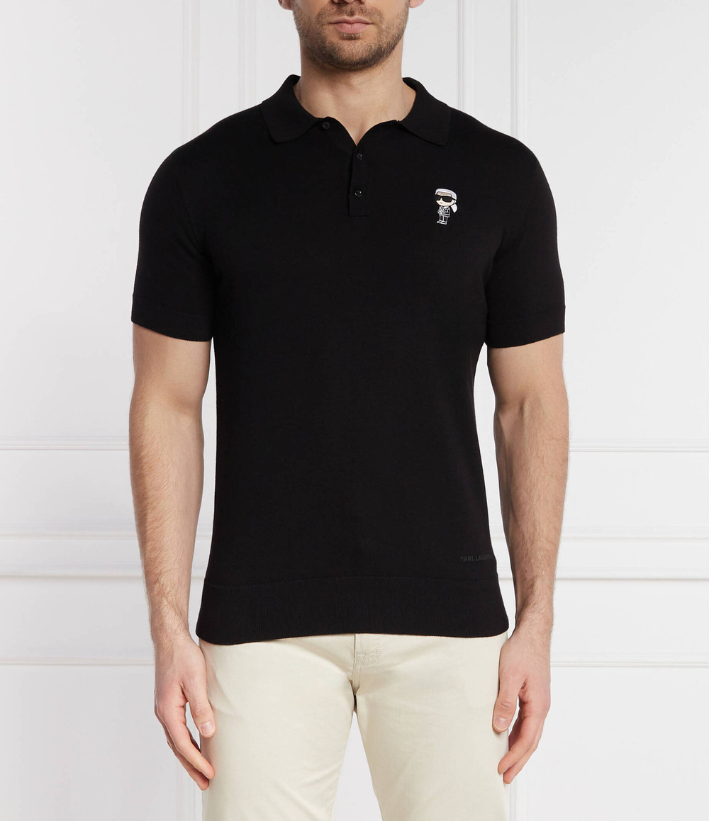Поло Karl Lagerfeld - черный(655006 542398)
