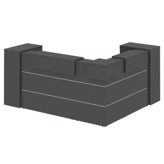 Onix Ресепшн O.R-K-29 Антрацит 2575*2175*1187