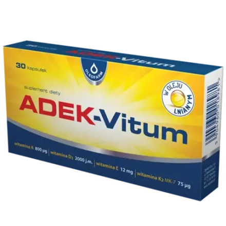 Oleofarm ADEK-Vitum диетическая добавка, 30 капсул