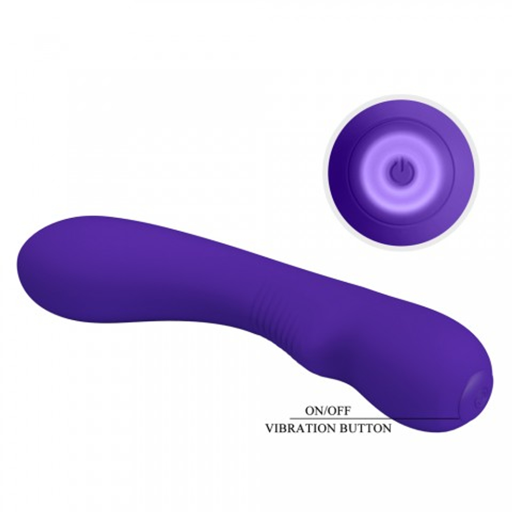 Вибратор Matt Super Soft (19 см) синий