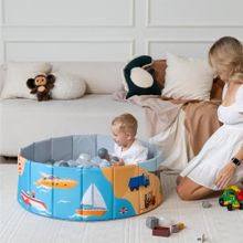 Игрушка Детский сухой бассейн TM Romana Мир приключений Транспорт складной