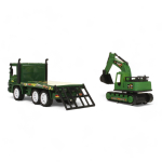 Автовоз Военный 23см + машина, пакет 928-B10