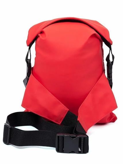 Гермосумка поясная Sargan Скелетон-Кенга+SUP красный