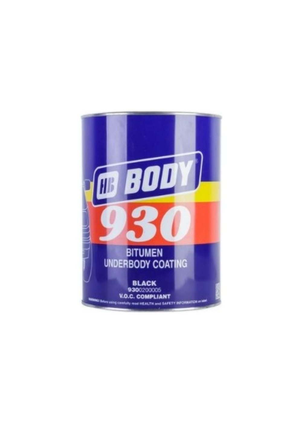 Антигравий 930 Bitumen (для UBS) Черный 5л банка