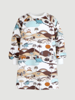 Платье на манжетах Mjölk Dinoworld