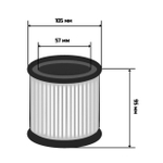 Фильтр для пылесоса патронный BORT BF-1010HD