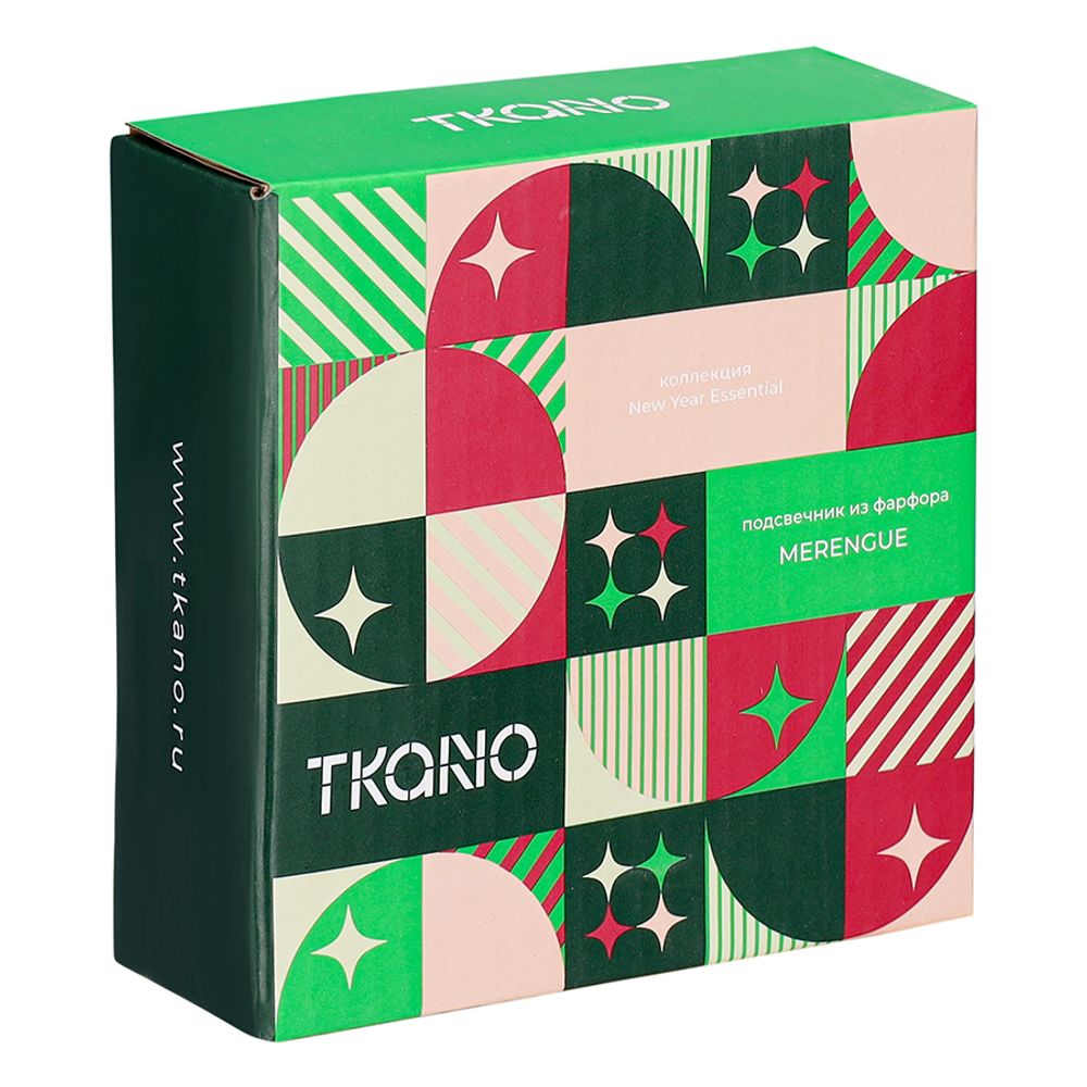 Подсвечник из фарфора Merengue из коллекции Essential