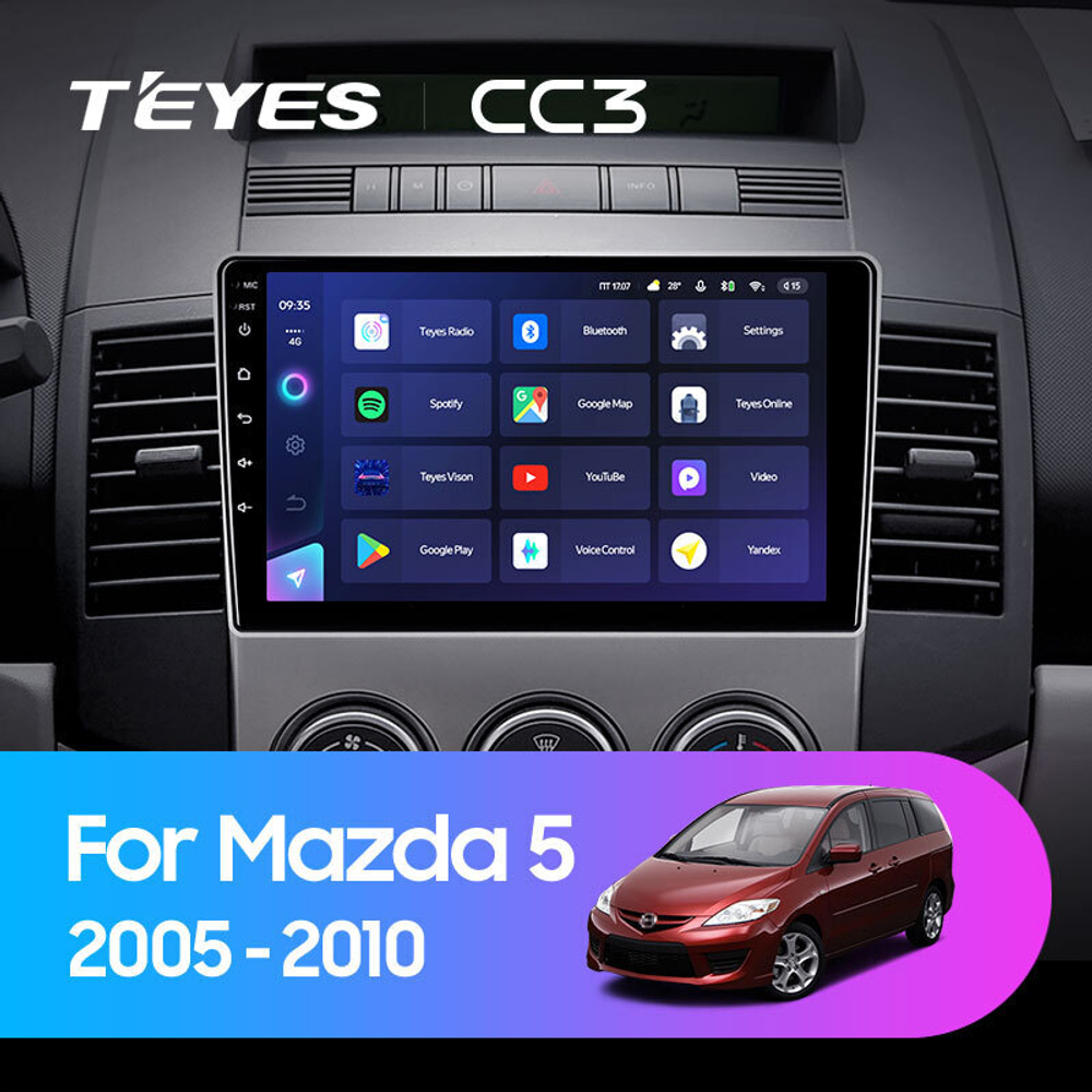 Teyes CC3 9" для Mazda 5, Premacy  2005-2010