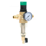 Фильтр с редуктором сниж.давления стекл.колба 1/2" TIM JH-1008