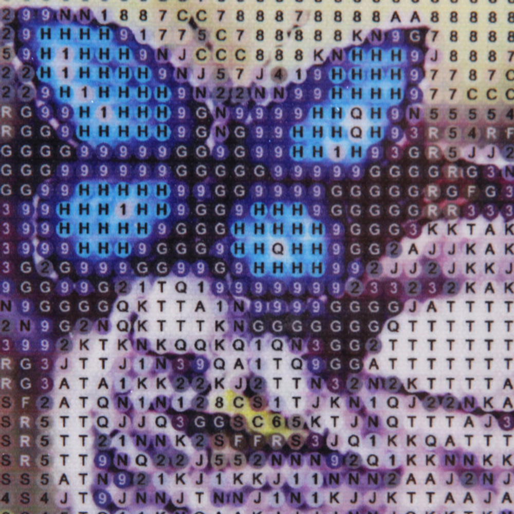 Алмазная мозаика на подрамнике с полным заполнением»МИР ЯРКИХ КРАСОК», довольный совёнок, 20*20см