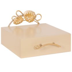 Тумба прикроватная Monstera Deliciosa (Монстера) подвесная Айвори