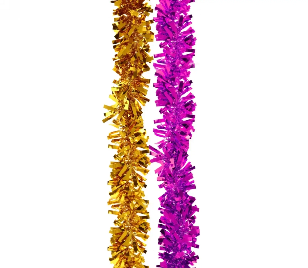 Мишура 2м 7см «Золотые блики», микс