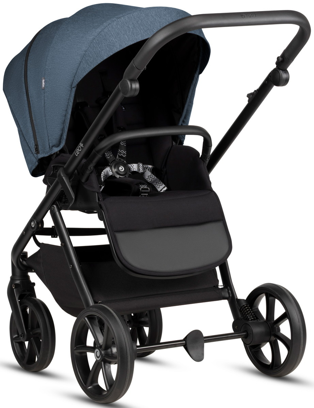 Детская коляска Tutis Leo 3 Plus 3 в 1 с автокреслом Beno Beige 1582288 Deep Blue
