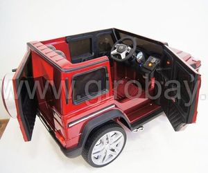 Детский электромобиль River Toys Mercedes-Benz-G65-AMG красный