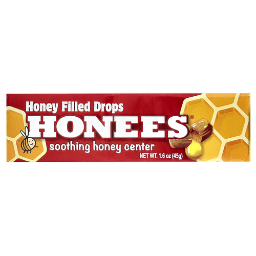 Honees, медовые леденцы, 1.60 унции (45 г)