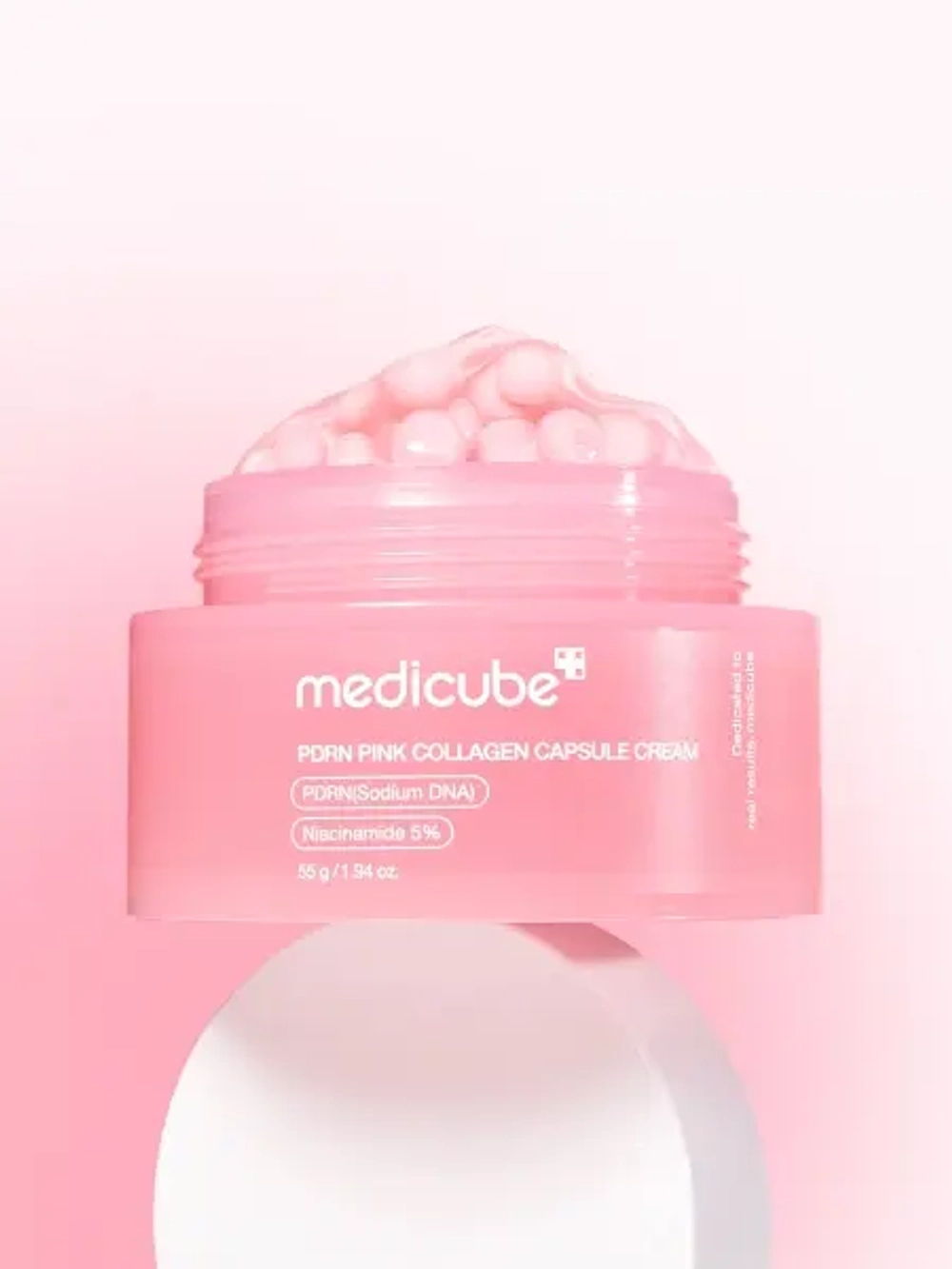 MEDICUBE Крем капсульный увлажняющий PDRN Pink Collagen Capsule Cream (55 г)