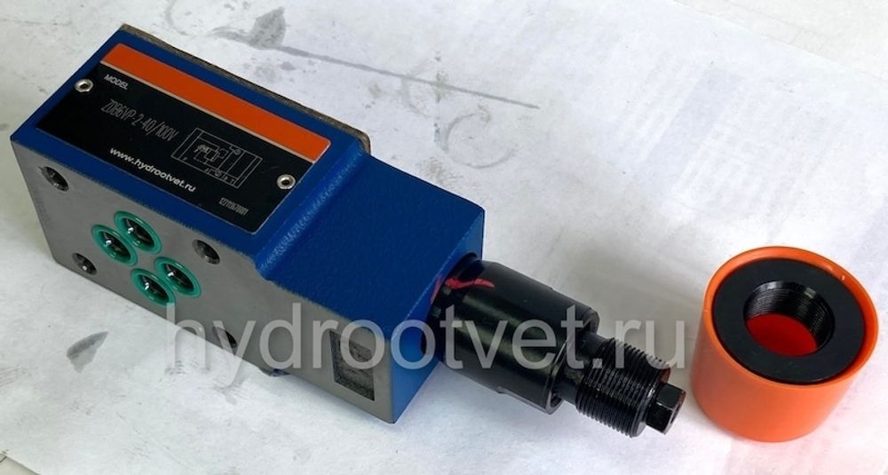 ZDB6VB2-4X/100V - Предохранительный клапан Ду 6 модульного монтажа с давлением регулировки до100 бар, в каналах B → T