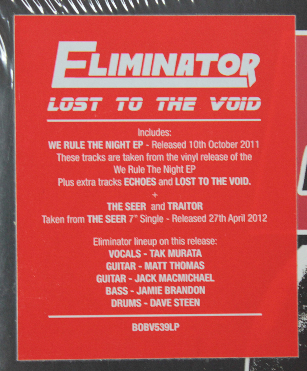 Eliminator / Lost To The Void (LP)