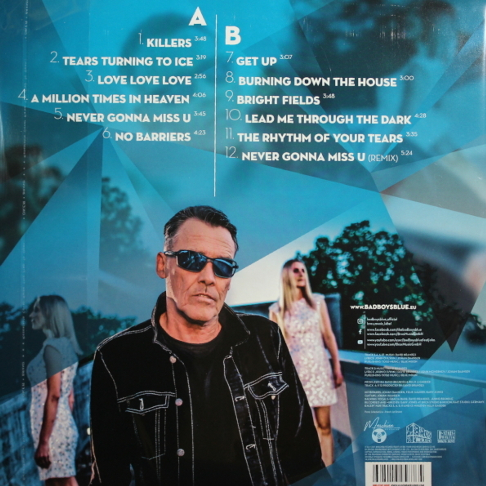 Bad Boys Blue / Tears Turning To Ice (Limited Edition)(Coloured Vinyl)(LP)