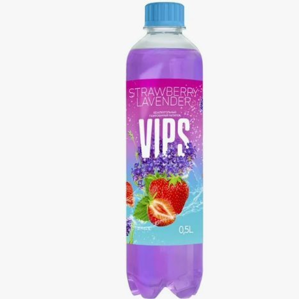 Vip S Напиток Газированный 0,5л Клубника Лаванда