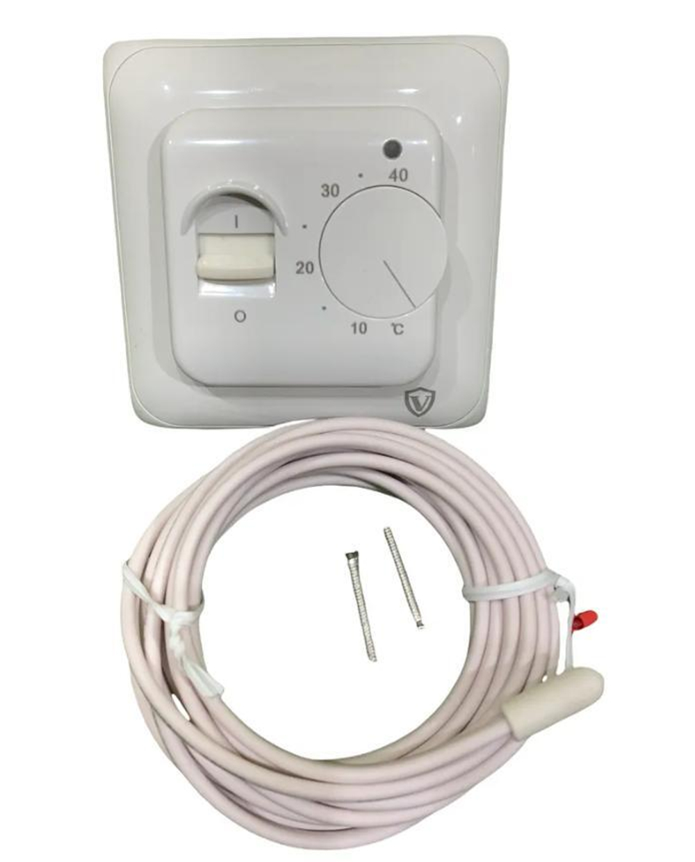 Термостат комнатный мех. с датчиком теплого пола VIEIR VR295