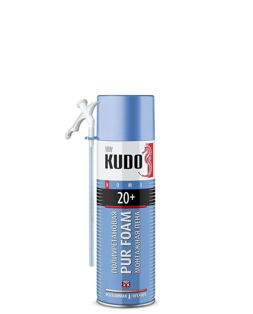 Пена монтажная KUDO HOME 20+  бытовая всесезонная  650мл / KUPH06U20+