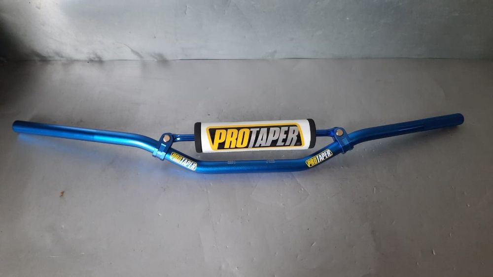 руль PRO TAPER с подушкой синий