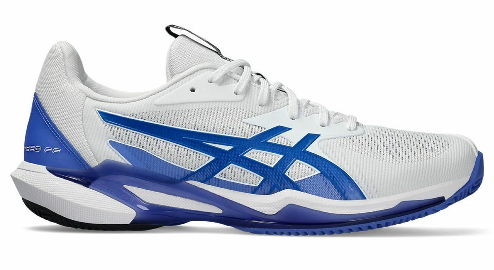 Теннисные кроссовки Asics Solution Speed FF 3 Clay - white/tuna blue