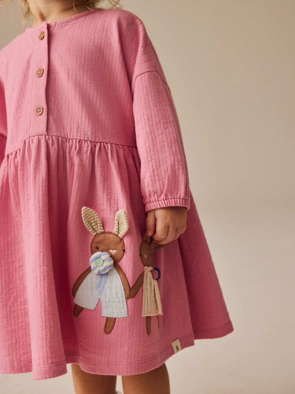 Платье для девочки Next E54-807, Розовый