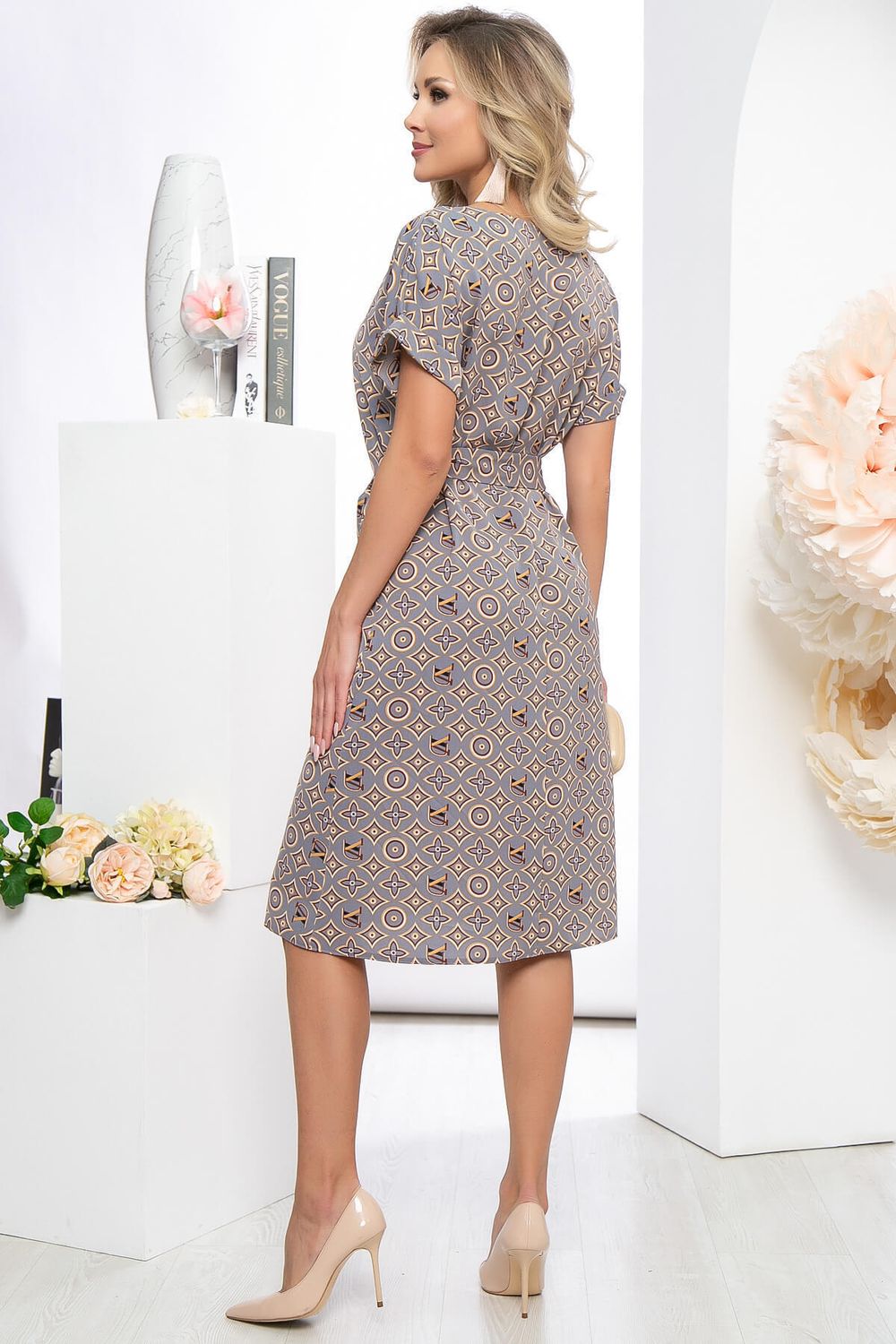 Платье "Бренди" (грей) П5542 LT Collection (Акция)