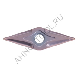Пластина твердосплавная ISO VNMG160408-MFA APM20B AHNO по жаропроч. и нерж.стали, получистовая