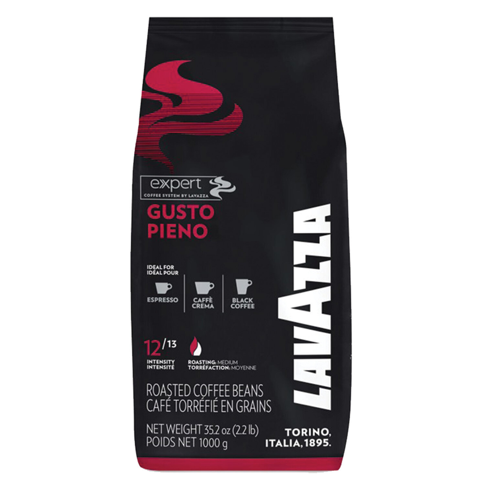 Кофе в зернах LAVAZZA «Gusto Pieno Expert» 1 кг, ИТАЛИЯ
