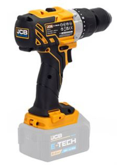 Дрель-шуруповерт аккумуляторная 18V, max 65Nm, без аккумулятора JCB JCB-18BLDD-B-E