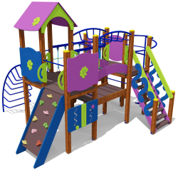 Игровой комплекс 07074.21 для детей 4-6 лет для уличной площадки