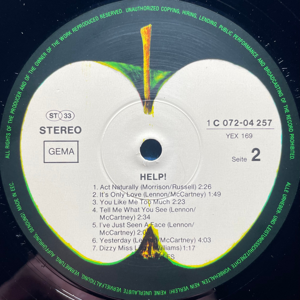 The Beatles - Help! (Германия)