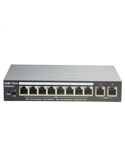 Коммутатор POE ПОЕ 10-Port Ruijie Reyee RG-ES210GC-LP