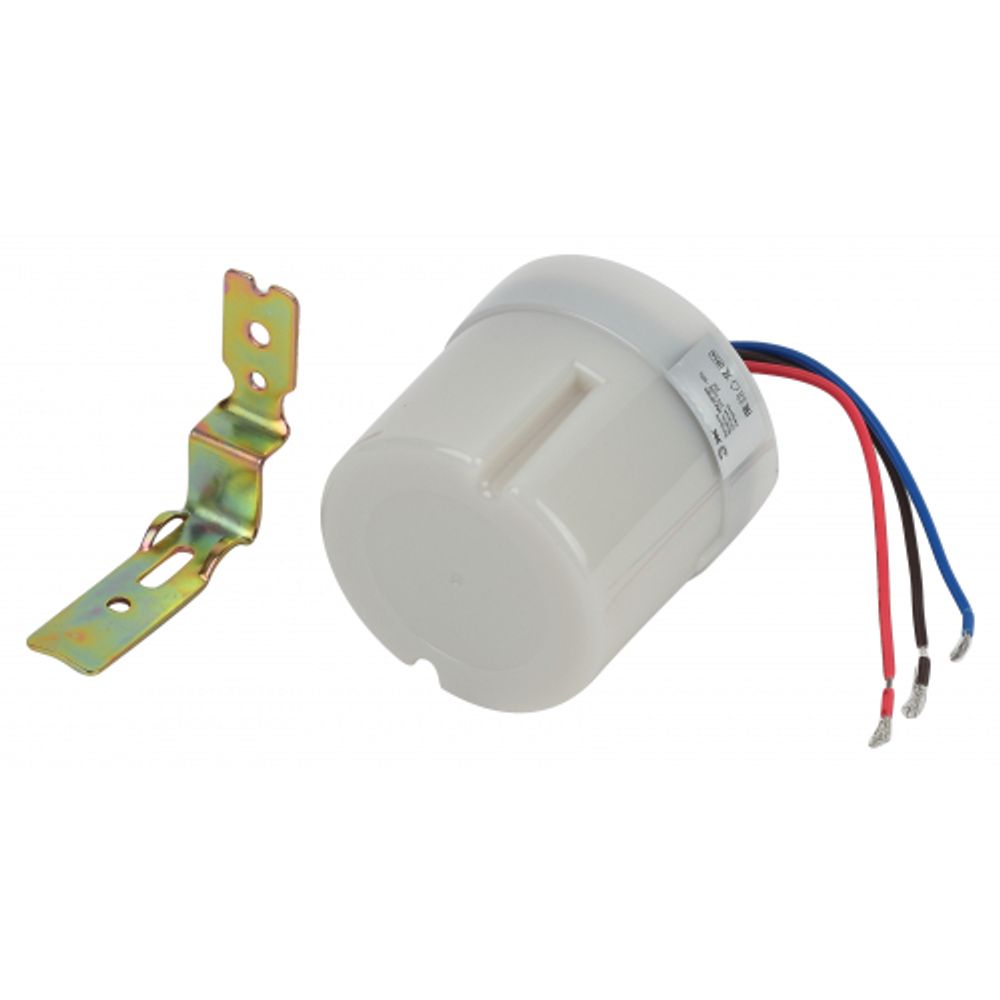 Датчик освещенности ЭРА DF 303 Фотореле серый, настенный, максимальная нагрузка 5500 ВА IP44