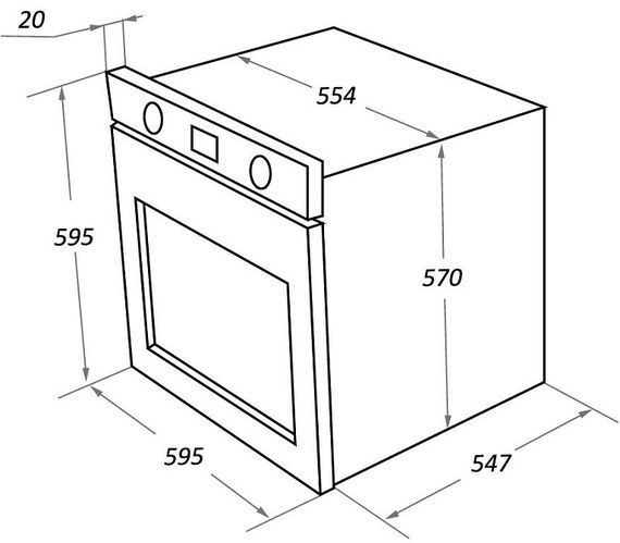 Электрический духовой шкаф Maunfeld EOEH.7611SCB