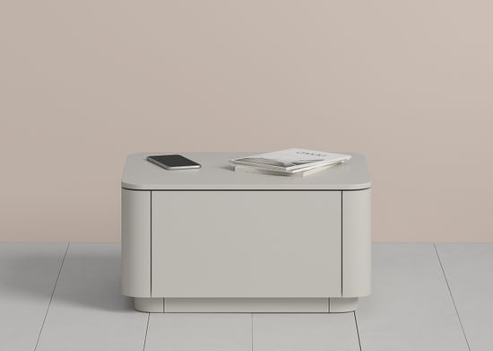 Тумба прикроватная Tammi 1 ящик (серо-бежевый)