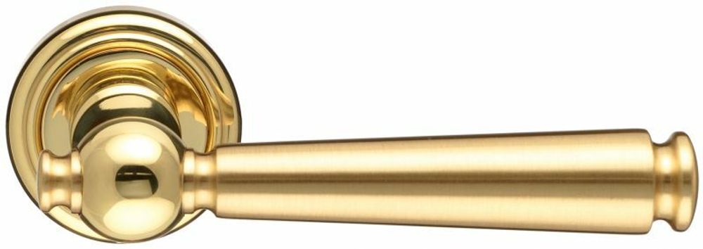 Дверная ручка Extreza &quot;PIERO&quot; (Пиеро) 326 на розетке R05 французское золото F58