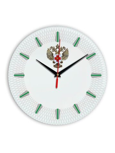 Настенные часы "Эмблема Здравоохранения 02 56" Декор для дома, подарок