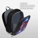 Ранец Berlingo Expert Mini "Cyberpunk" 36*27*14см, 2 отделения, 2 кармана, анатомическая спинка