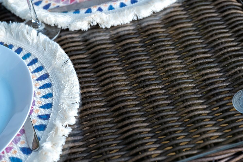 "Сицилия" обеденная группа плетеная, цвет коричневый