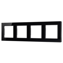 Рамка стеклянная FRM-GLARE-GS-4-BK (Arlight, -) 043803